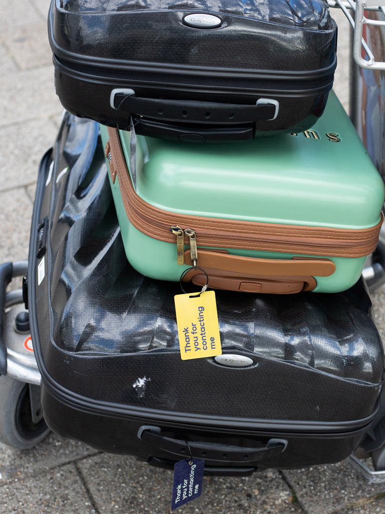 How can you increase the chances of your luggage coming back to you?